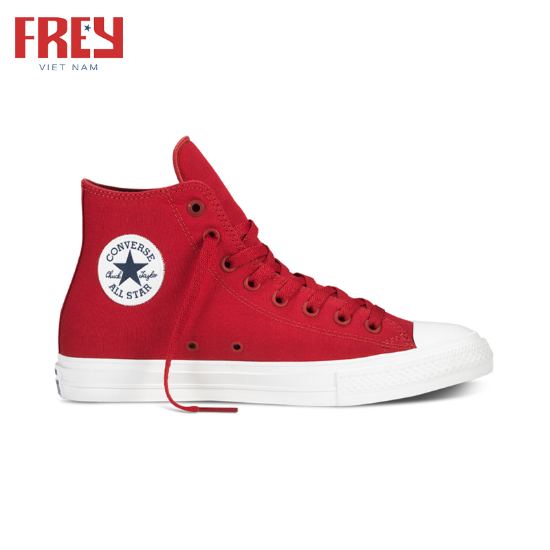 Giày Sneaker Unisex Converse Chuck Taylor All Star II Salsa Hi - Red (Size