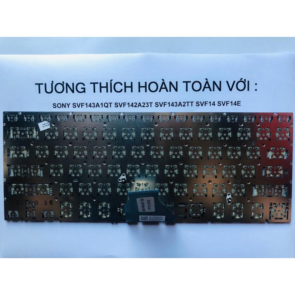 Bàn Phím Thay Thế Dành cho Laptop SONY SVF143A1QT SVF142A23T SVF143A2TT SVF14 SVF14E