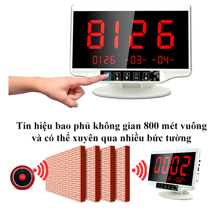 Hệ thống chuông gọi bàn phục vụ không dây WIRELESS CALL