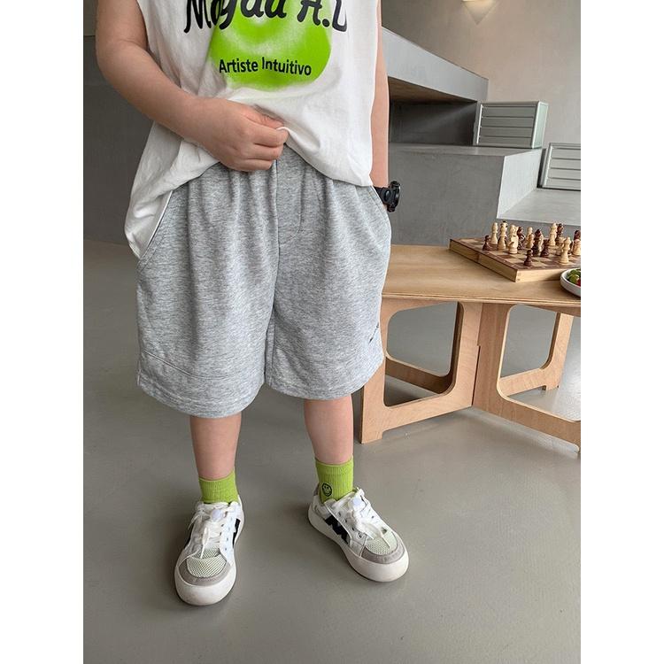 Quần short bé trai, quần đùi soóc thụng cotton size đại phong cách Hàn trẻ em 10-40kg