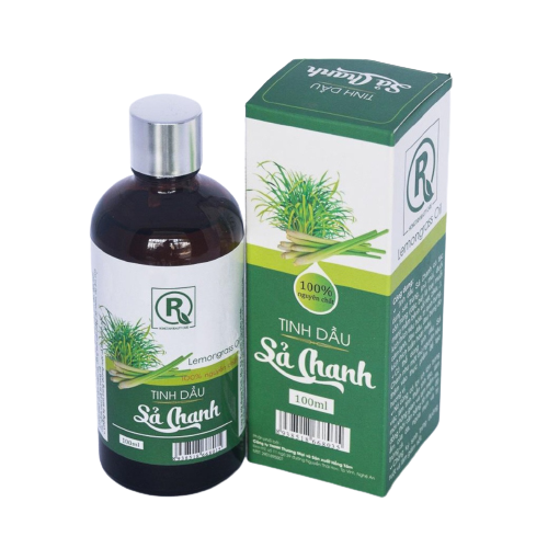 Tinh dầu Sả Chanh Nguyên Chất 100ml Hồng Tâm - Tinh dầu đuổi muỗi , Thơm phòng , Xông phòng