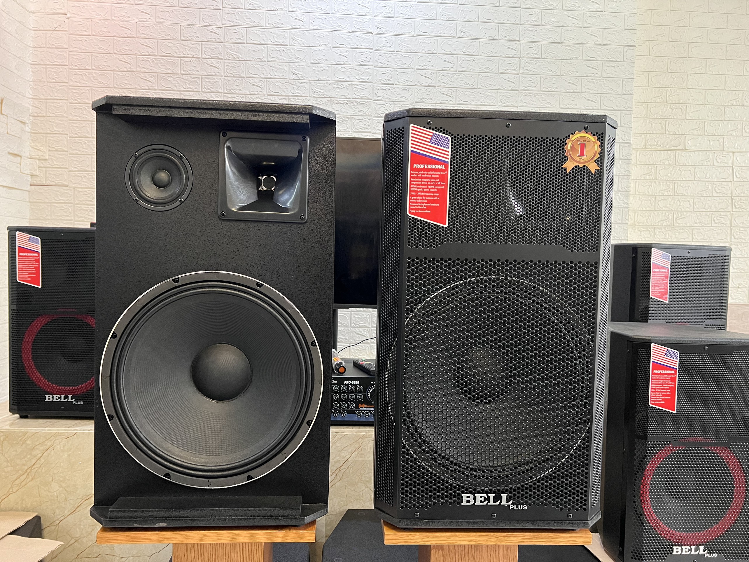 Loa 4 tấc thùng sơn bass 40 từ 156 côn 65 chuyên karaoke và nghe nhạc Vip Bellplus (hàng chính hãng)