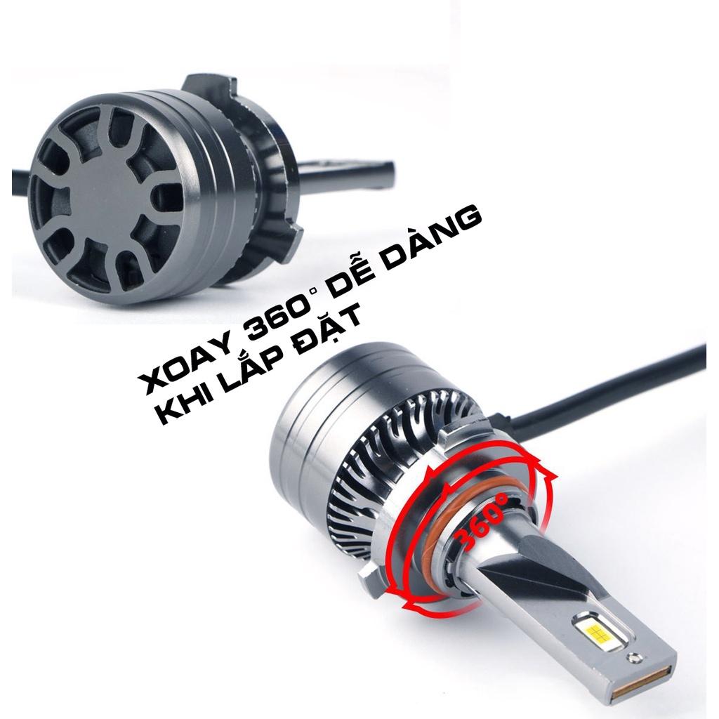 1 Cặp Bóng Đèn Pha LED H4 H7 H11 9005 HB4 6000K Cho Xe Hơi ​​Đèn LED Phá Sương Mù 12000LM Chuyên Dụng Cho Xe Hơi - H4