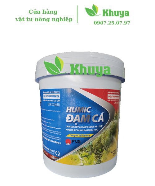 Phân bón vi lượng cao cấp Fuji Humic Đạm cá 20kg Nuôi dướng rễ,trái
