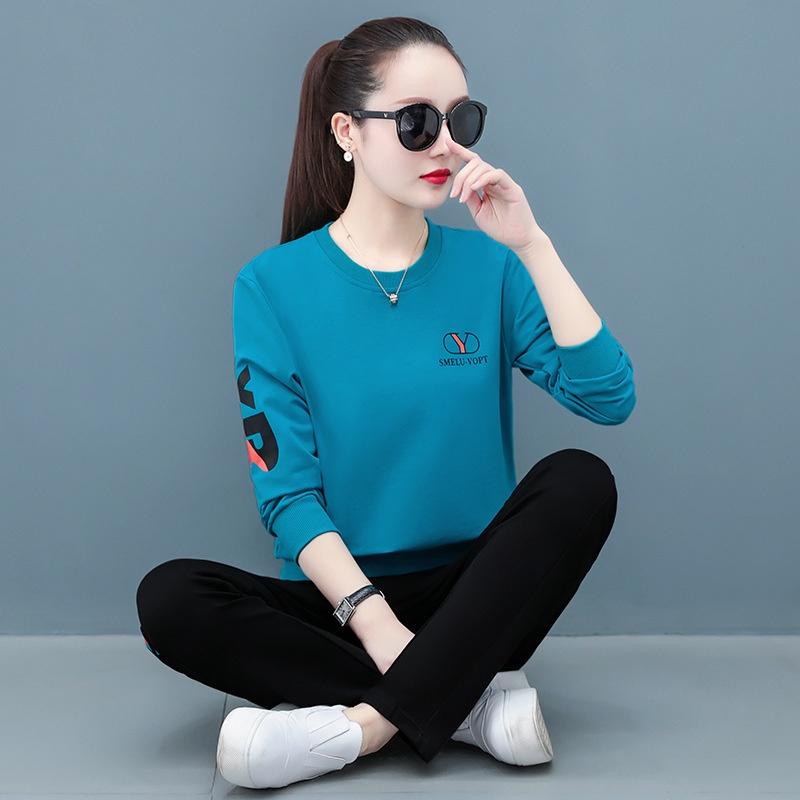 Bộ nỉ da cá nữ thu đông cao cấp - Đồ thể thao đẹp YBN45 mẫu mới nhất 2021