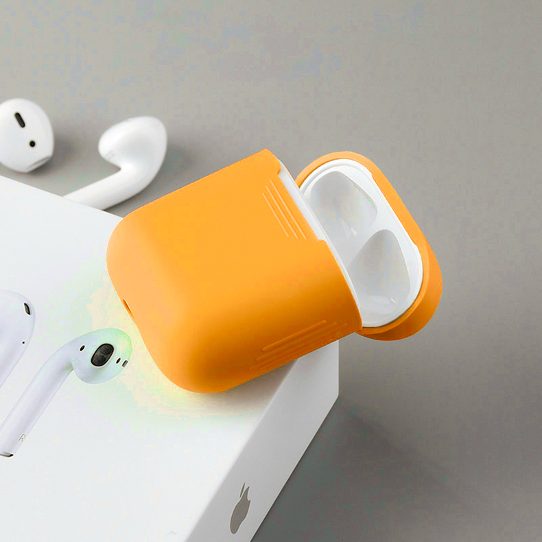 Bao Da Case Silicon Cho Tai Nghe Airpod