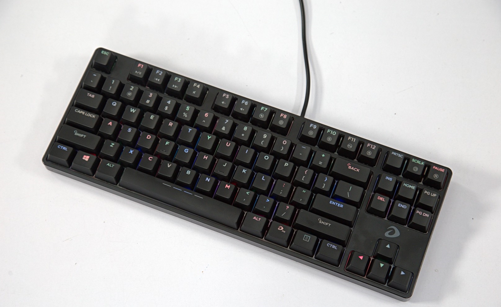 Bàn phím máy tính DARE-U DK880 RGB Black Blue - Hàng Chính Hãng
