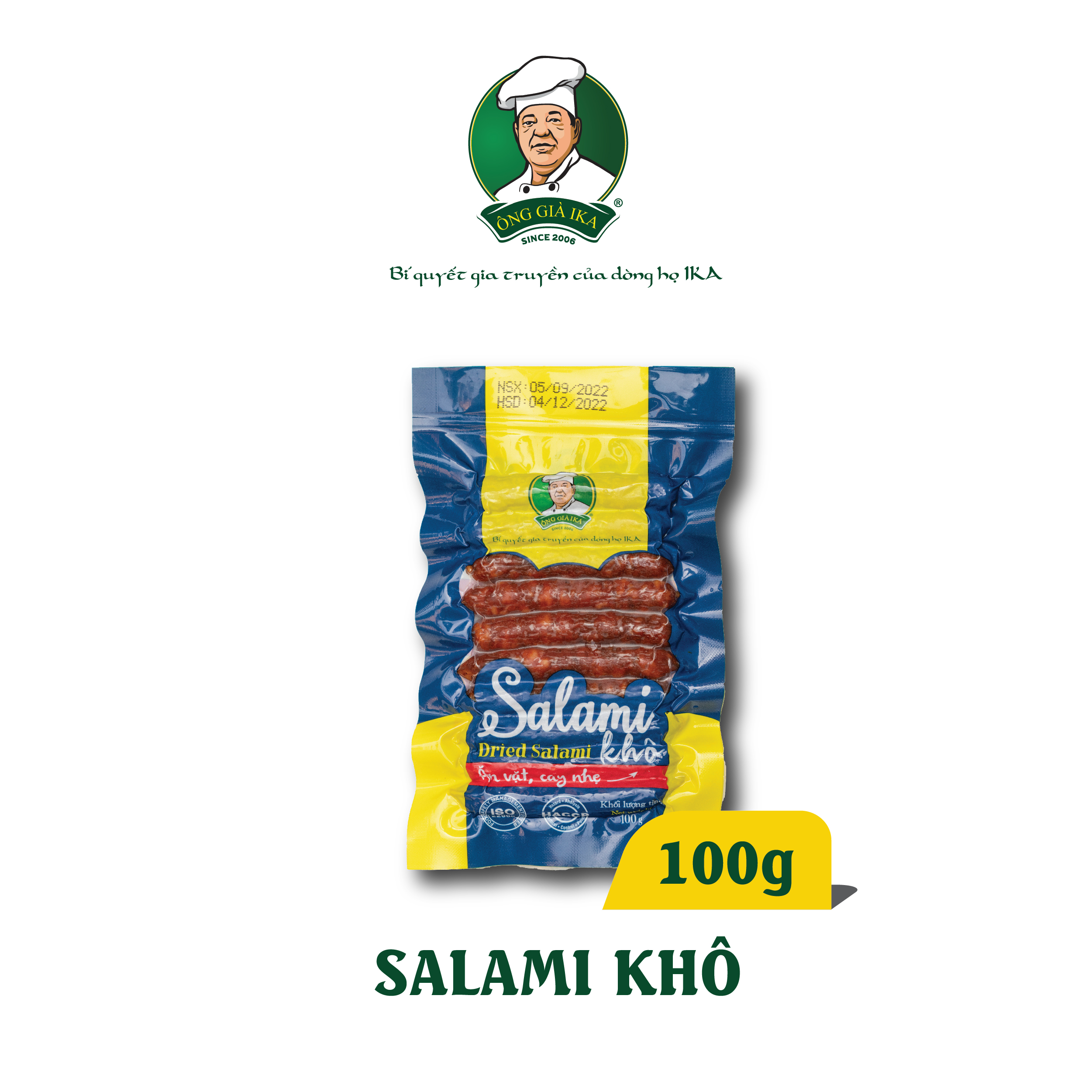 [Chỉ Giao Hà Nội] Salami khô 100g