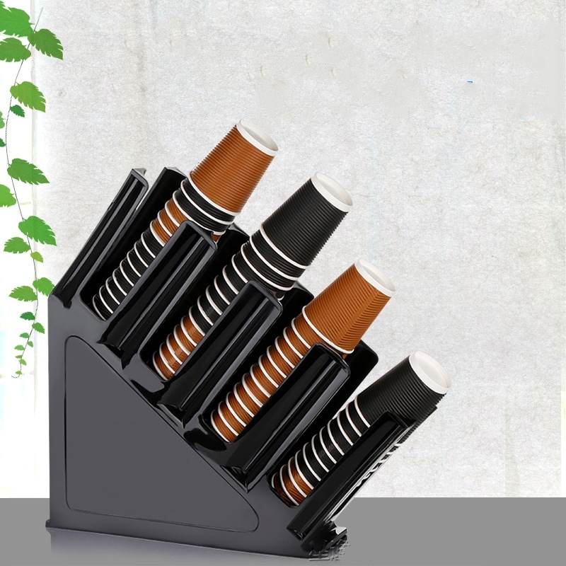Kệ đựng, úp cốc trà sữa bằng nhựa Mica ABS cao cấp, nhiều ngăn chứa, siêu bền, siêu tiện lợi