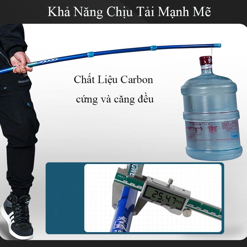 Vợt Cá Carbon Săn Hàng Thương Hiệu CHUANG WEI Vành Tam Giác vớt cá chuyên dụng KK-32