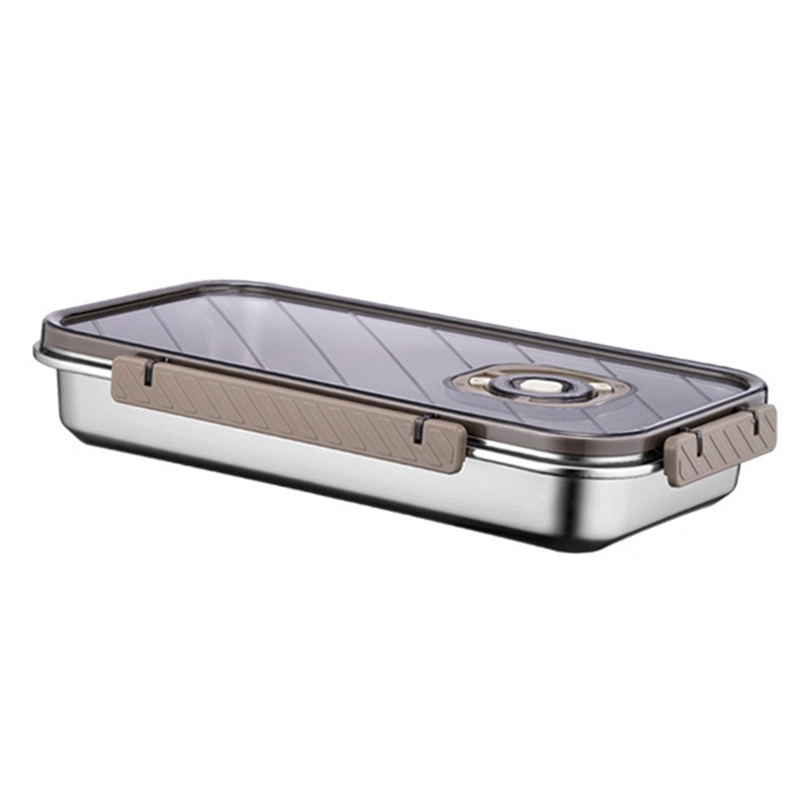 Stainless Steel Food Storage Box Food Bento Box for Storage Household Pantry