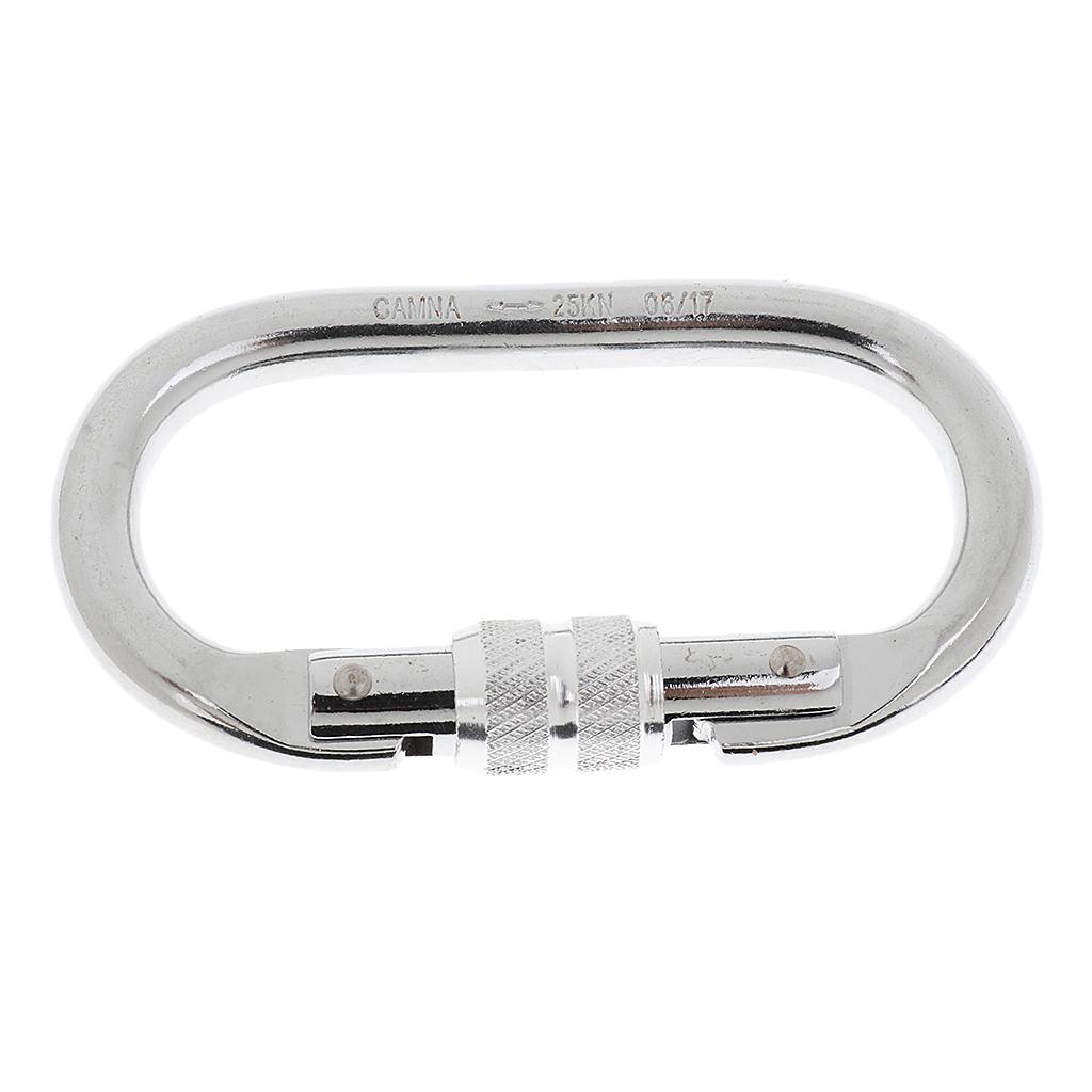 2 Mảnh 25KN Vítgate Khóa đá Leo Núi Leo Núi Carabiner