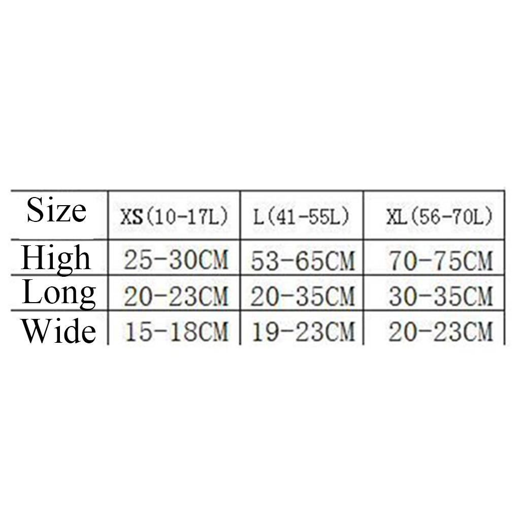 Backpack Rain Cover Dustproof Reflective Rucksack Cover for Camping