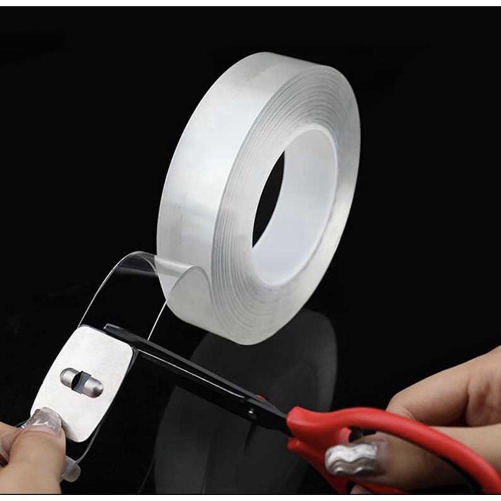 Băng keo 2 mặt trong suốt siêu dính đa năng - dán tường 3m 5m