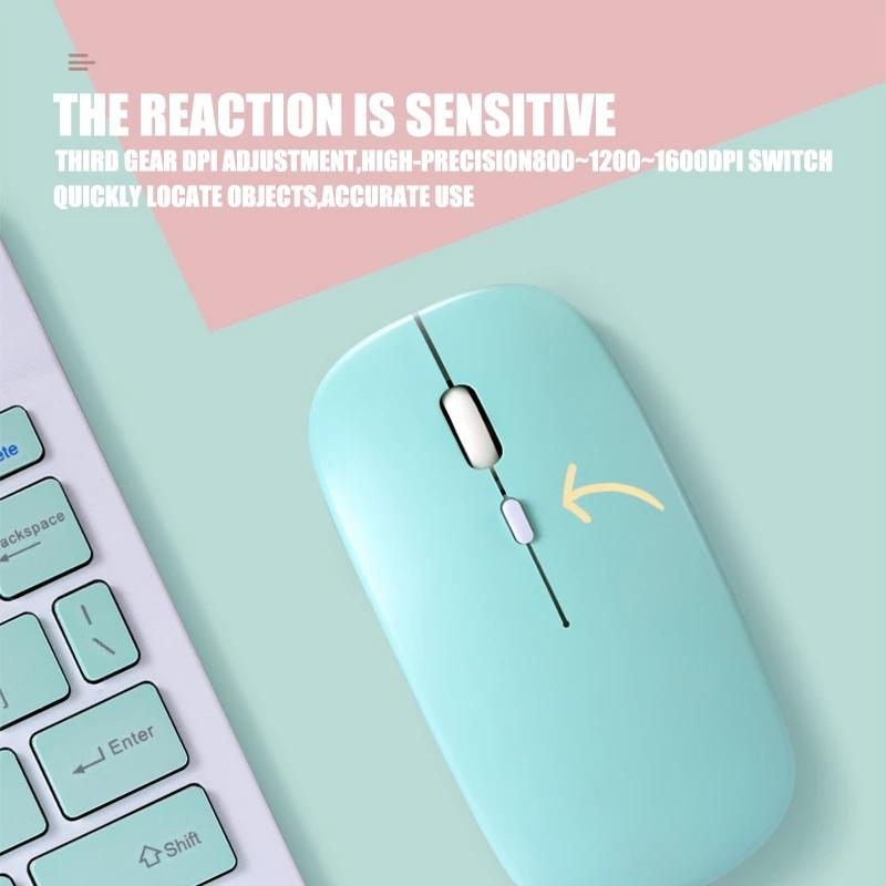 78 Phím Bàn Phím Không Dây Bộ Sạc Hỗn Hợp Roud Keycap Màu Kẹo Cho Laptop Notebook PC Bluetooth Bàn Phím Và Chuột