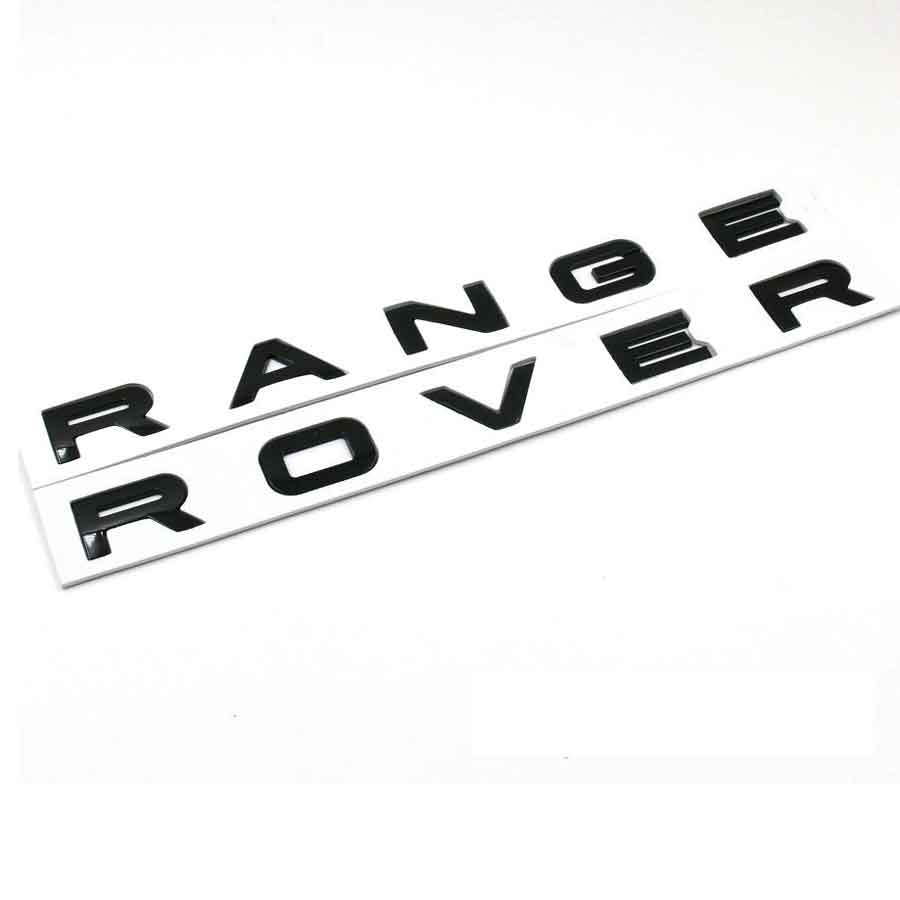 Hình ảnh Logo chữ RANGEROVER 3D nổi dán trang trí xe ô tô