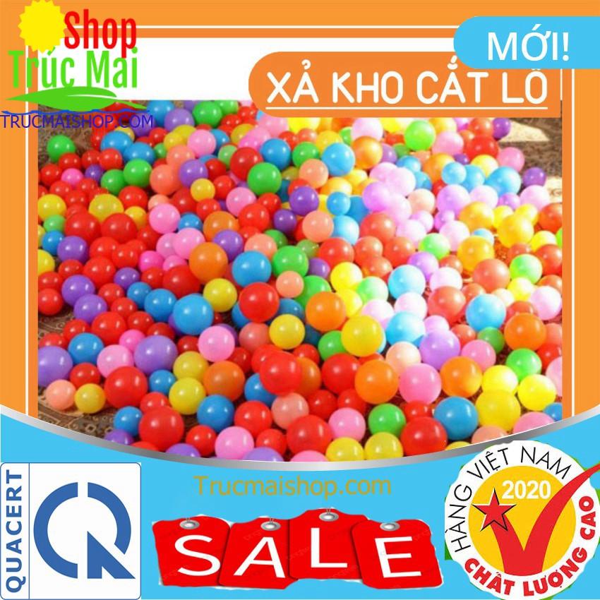 Túi 100 quả bóng nhựa cho bé vui chơi Hàng Việt Nam Chất Lượng Cao