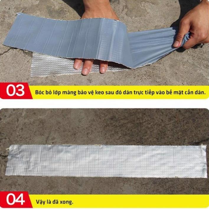 Băng Keo SIÊU DÍNH Trên Mọi Bề Mặt, Chống Thấm Nước Nhật Bản khổ 10cmx5m