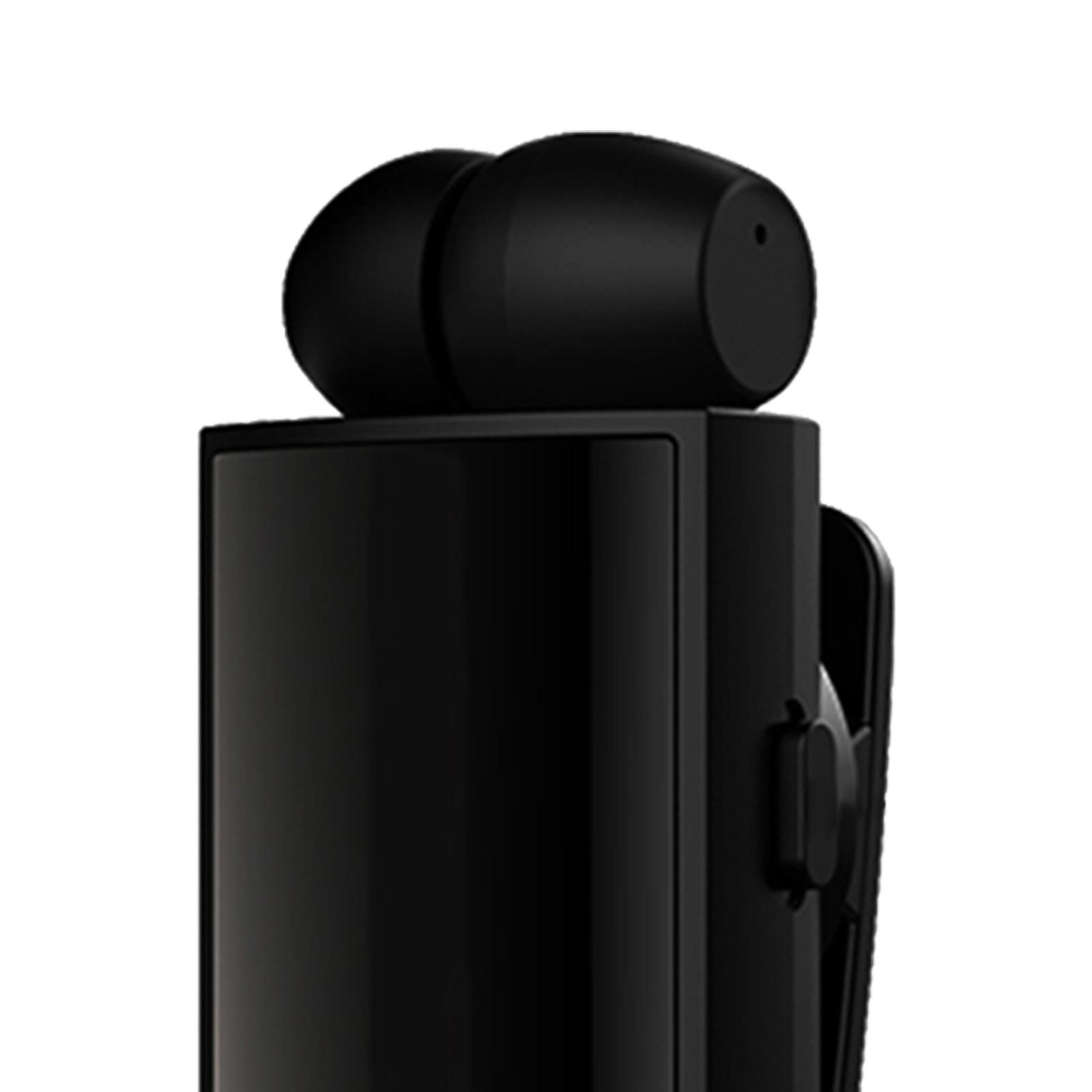 Retractable Clip Headphones Single Earbud for Business Men Office Smartphone