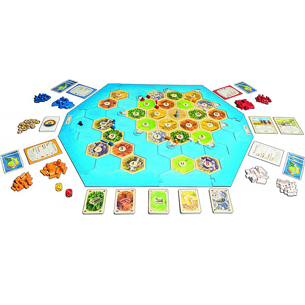 Bộ Trò Chơi Board Game Catan Expansion Seafarers Biển Huyền Thoại Bản Mở Rộng Tiếng Anh