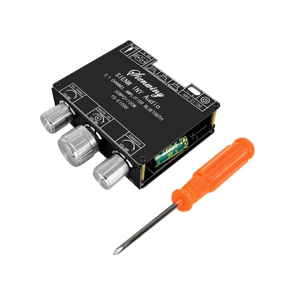 2.1 Channel BT 5.1 Digital Audio Amplifier Board Module High and Low Tone Subwoofer Support AUX Audio Input U disk