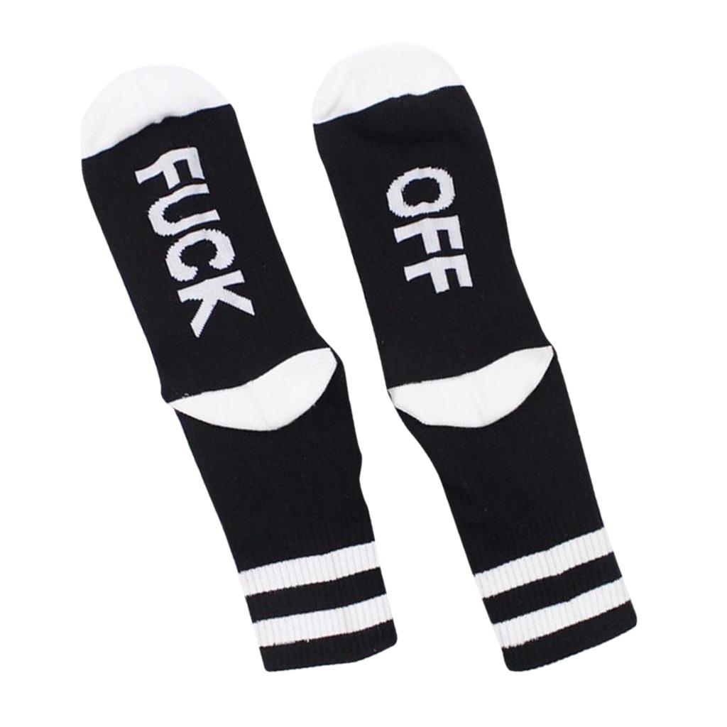 Unisex F** Crew Socks Causal Winter Warm Tube Socks