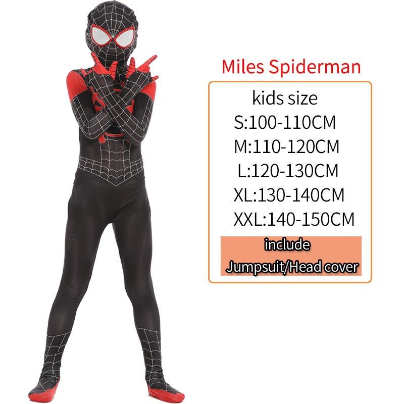 Siêu Nhân Người Nhện Quần áo Hoá Trang cho bé trai Spiderman trẻ em