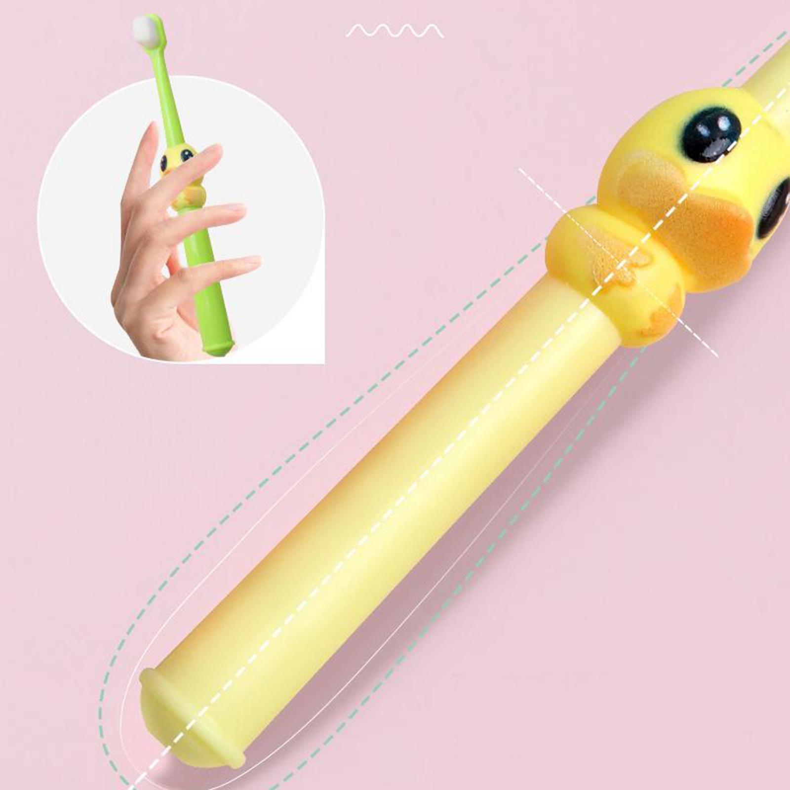Infant Infant-Toddler Toothbrush for Toddler and Baby Yellow