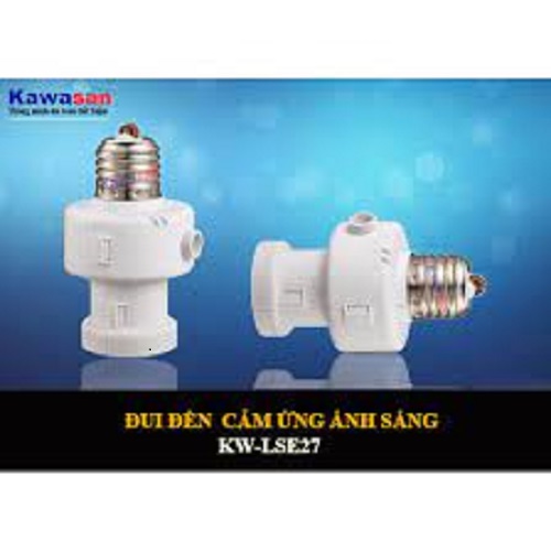 Đui Đèn Cảm Ứng Ánh Sáng KAWASAN LSE27-Time, Hàng Chính Hãng