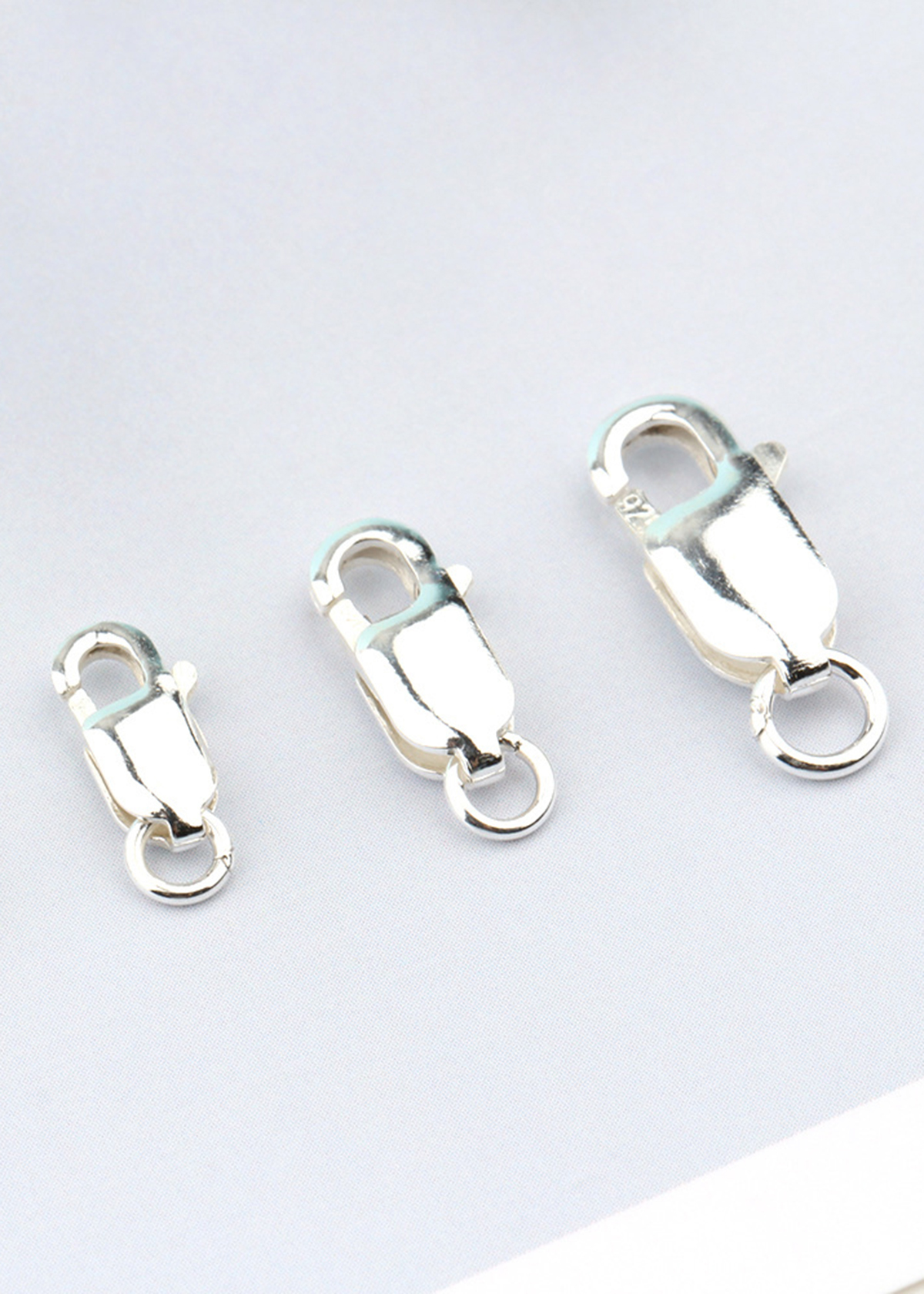 Combo charm bạc móc khóa kết vòng tay, dây chuỗi - Ngọc Quý Gemstones
