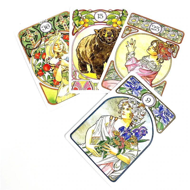 Bộ bài Art Nouveau Lenormand Oracle V17