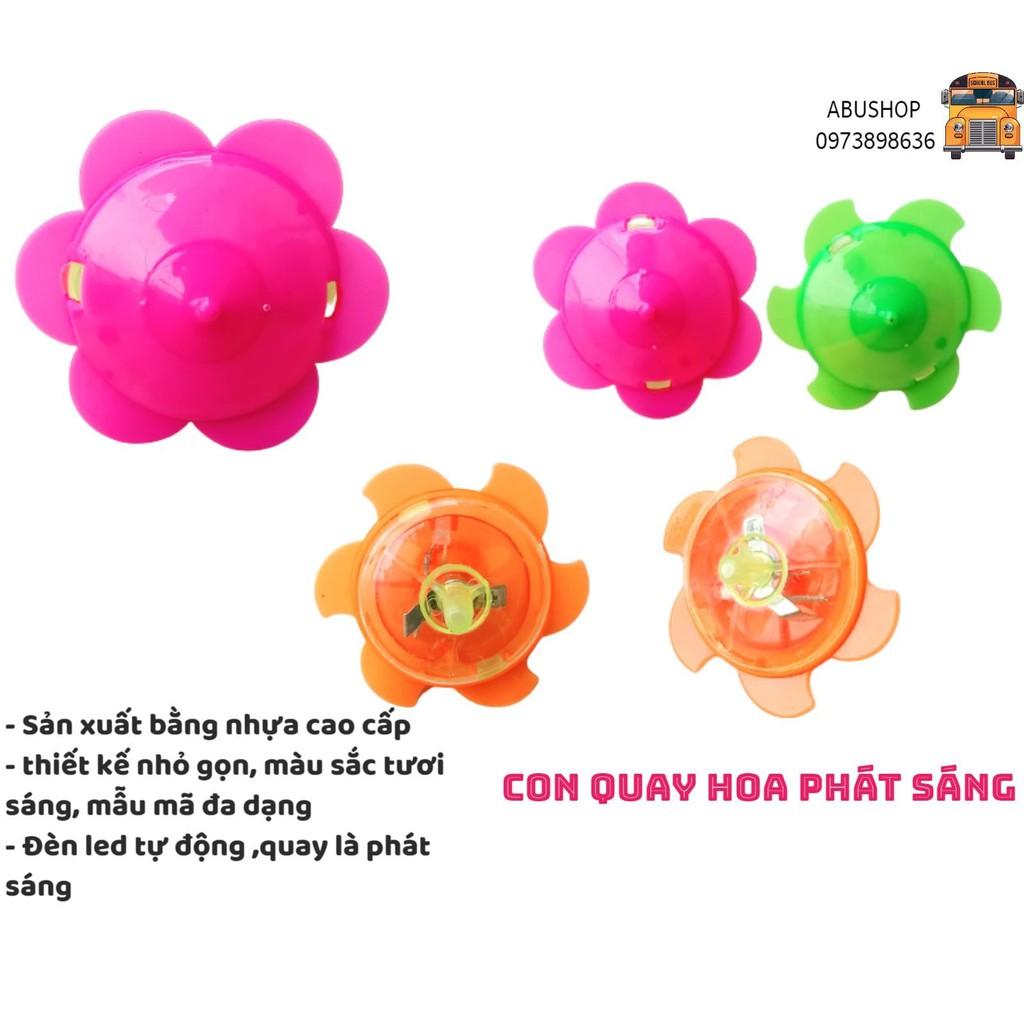 Con quay hoa phát sáng - Đồ chơi trẻ em tương tác vận động cho bé A50