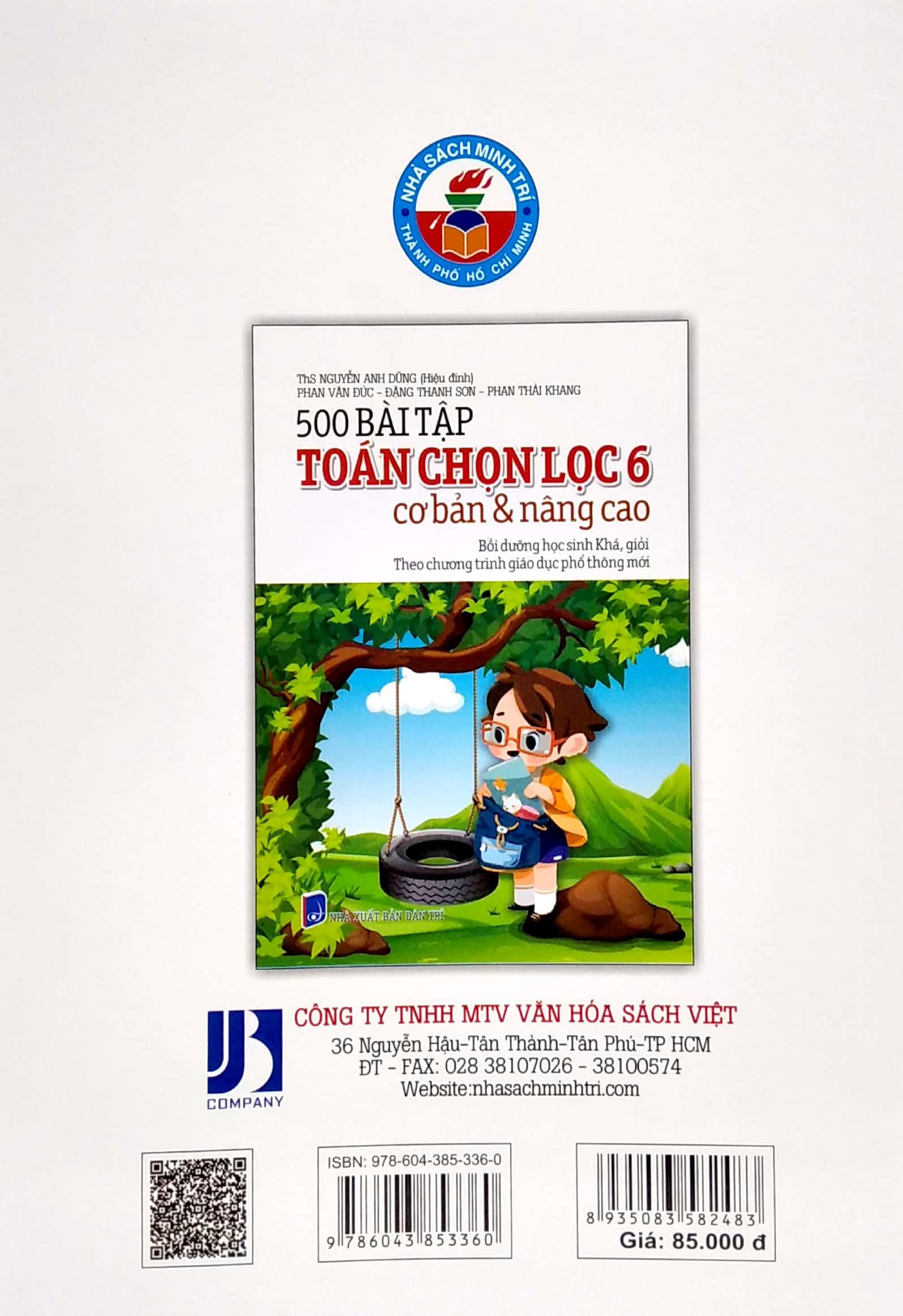 500 Bài Tập Toán Chọn Lọc 6 Cơ Bản Và Nâng Cao