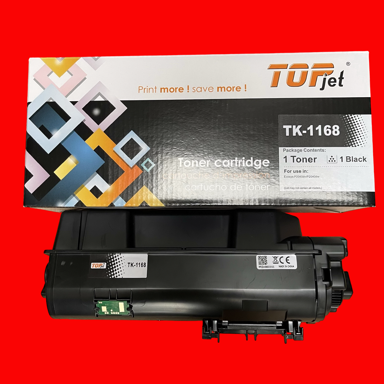 Mực Kyocera TK1168: Cho máy photocopy Kyocera ECOSYS P2040Dn/ P2040Dw/ P2540dn/ P2640idw/ M2135Dn/ P2235Dn/ P2235Dw/ M2635Dn/ M2735Dw ( Hàng nhập khẩu )