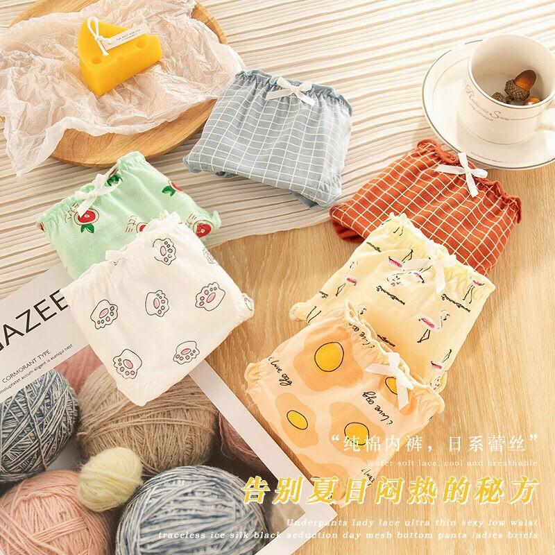 QUẦN LÓT COTTON HỌA TIẾT CUTE