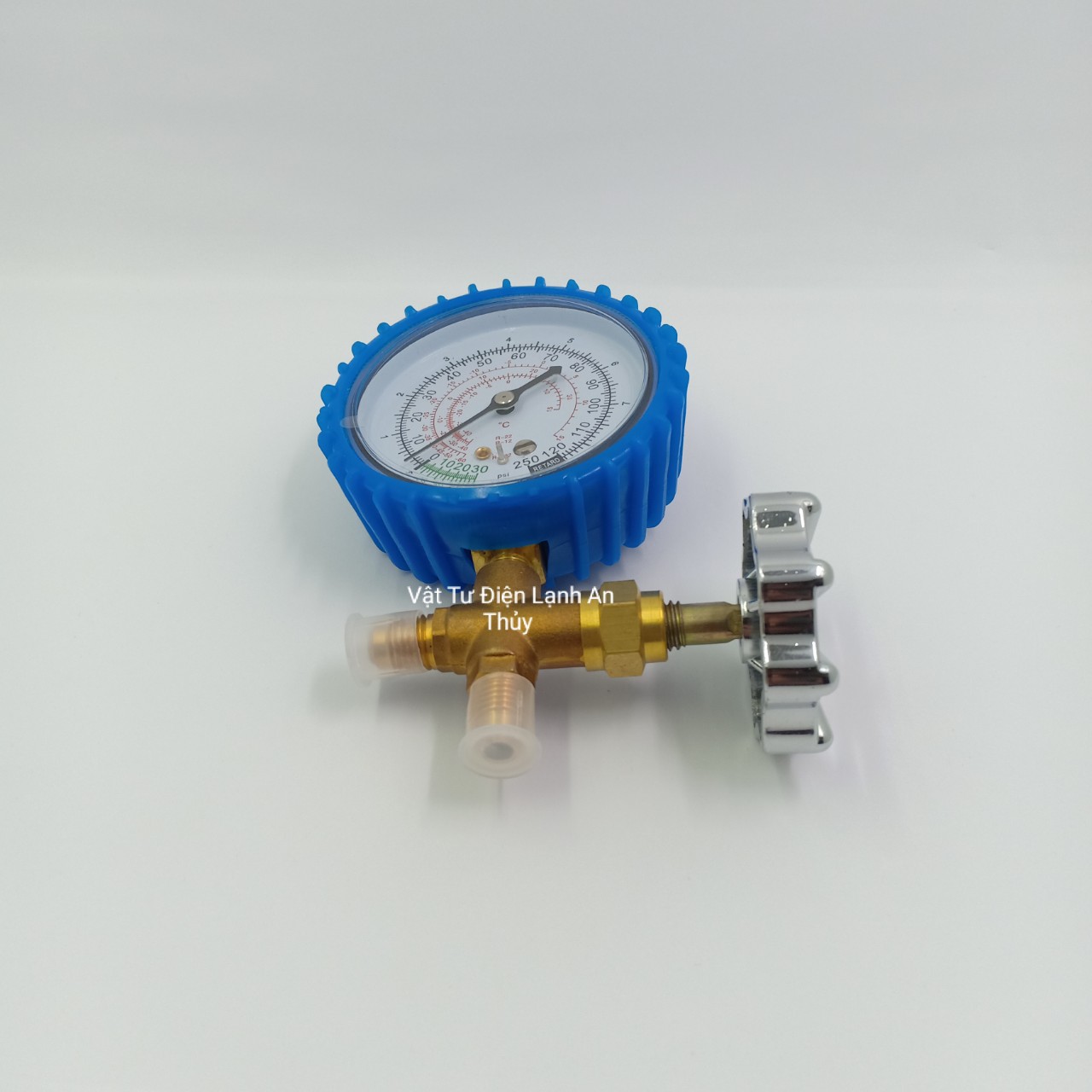 Đồng hồ nạp gas tủ lạnh điều hoà - Đồng hồ nạp gas máy lạnh đơn xanh