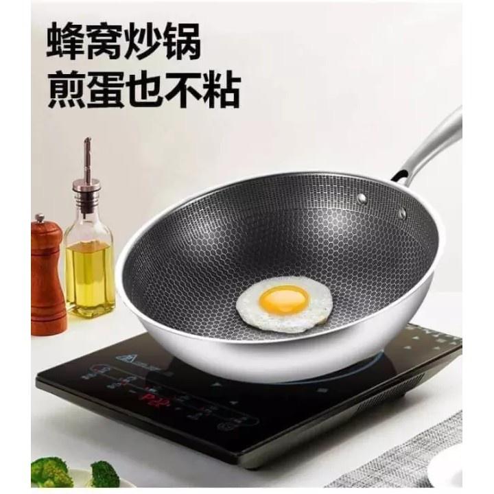 Yumeshop94Chảo vân tổ ong chống dính cao cấp - Chảo dùng được tất cả các loại bếp