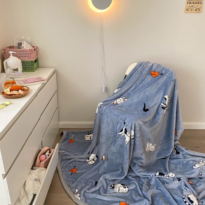 Chăt tuyết nhung sữa mỏng đắp điều hoà, siêu mềm mịn kích thước 2mx2m3