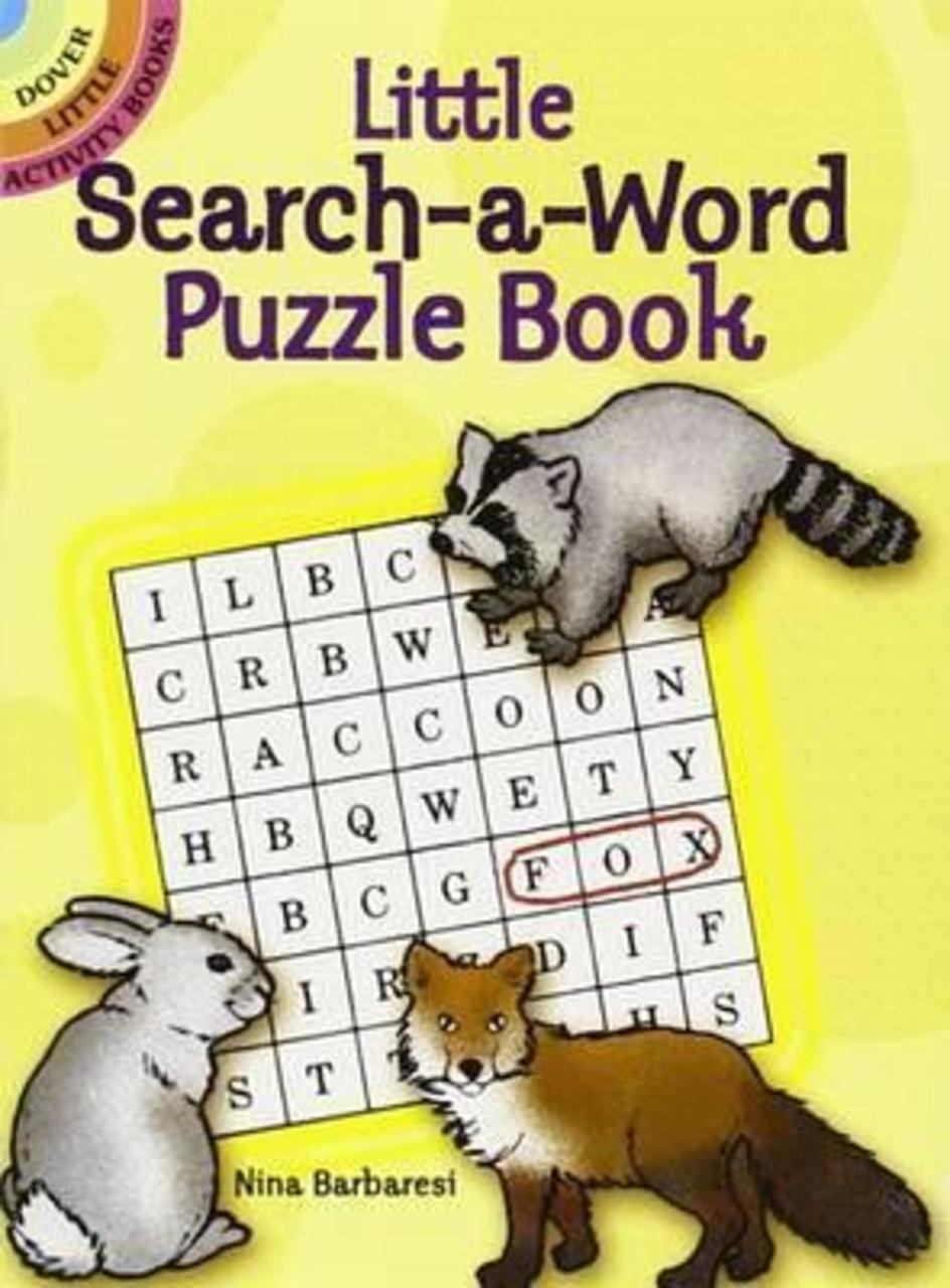 Hình ảnh Sách - Little Search-a-word Puzzle Book by Nina Barbaresi (US edition, paperback)