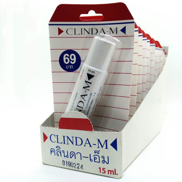 Gel mụn Clinda-M Thái Lan 15ml đẩy nhân mụn lên nhanh , giảm mụn