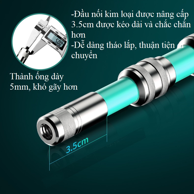 Vợt Cá Câu Đài Săn Hàng TIFFANY Vợt Cá Carbon Cao Cấp chuyên dụng câu cá KK34