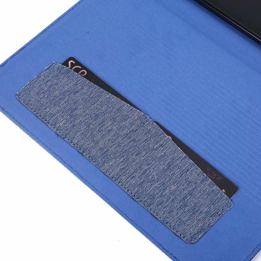 Bao da máy tính bảng nắp lật họa tiết sợi vải kiêm giá đỡ chống rơi Samsung Tab A7 10.4 inch T500 / T505 / T507 2020