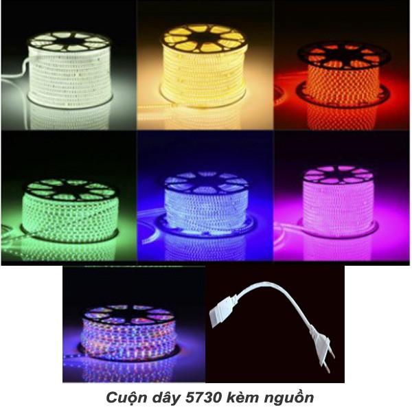 Bộ 5 Mét Led Dây 5730 Kèm Nguồn