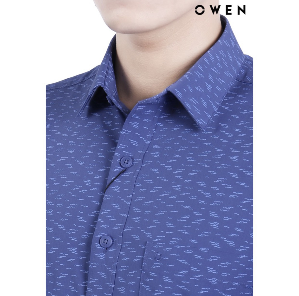 Hình ảnh OWEN - Áo sơ mi dài tay Owen REGULAR FIT 20862 chất sợi tre