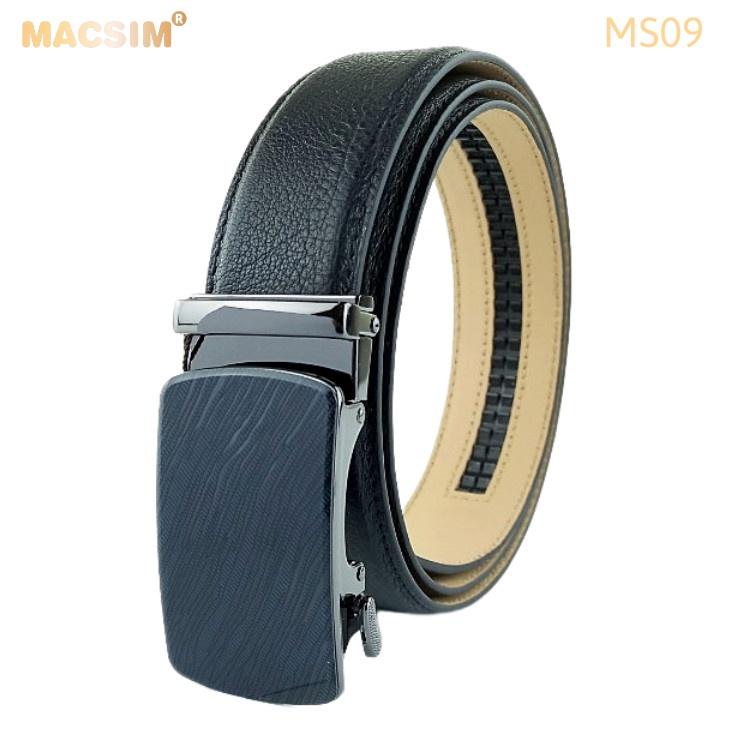 Thắt lưng nam da thật cao cấp nhãn hiệu Macsim MS09