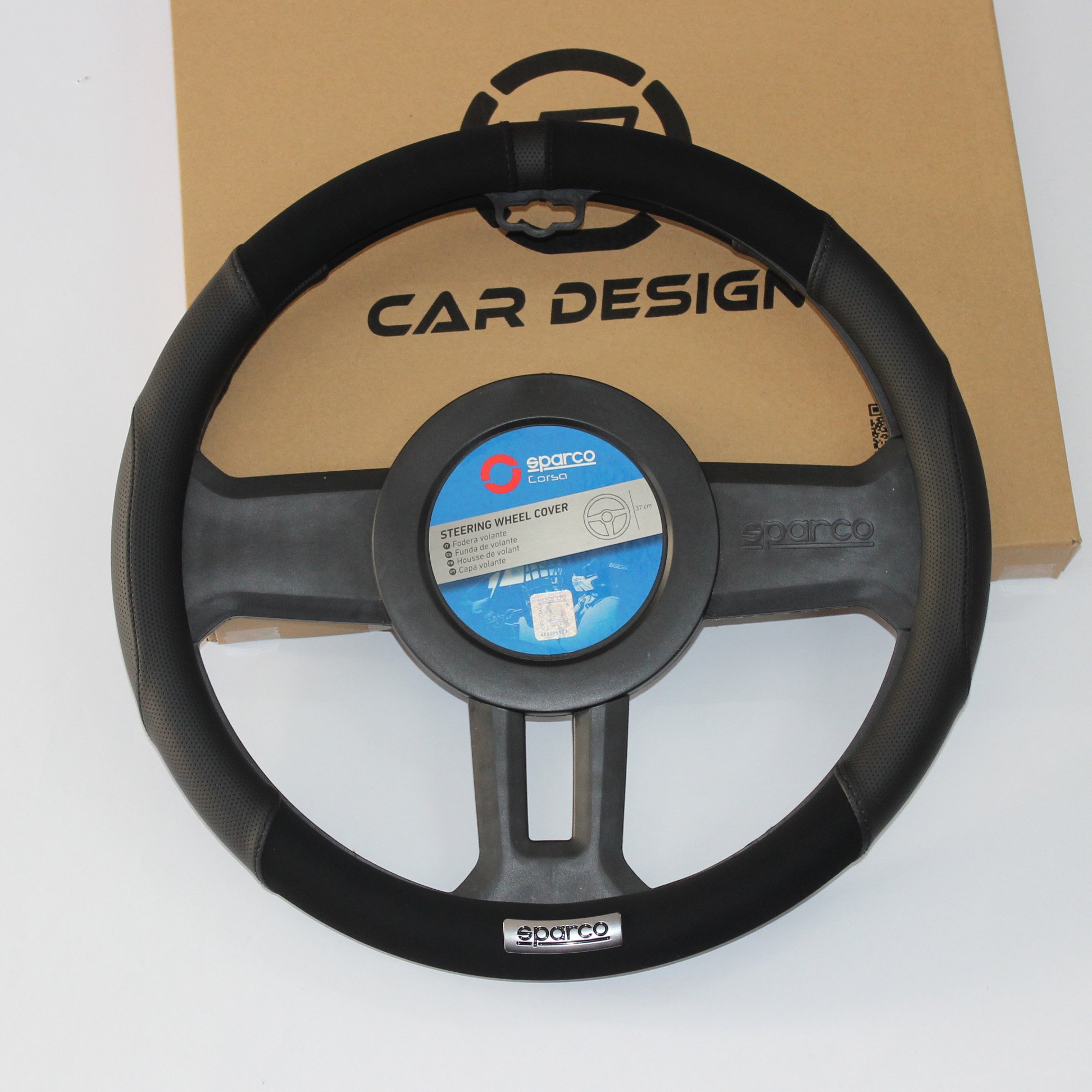 Bọc vô lăng Sparco SPC103BKS
