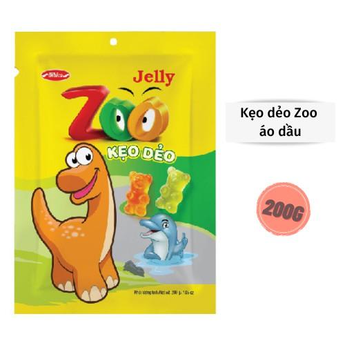 Kẹo dẻo Zoo Bibica áo dầu túi 200g