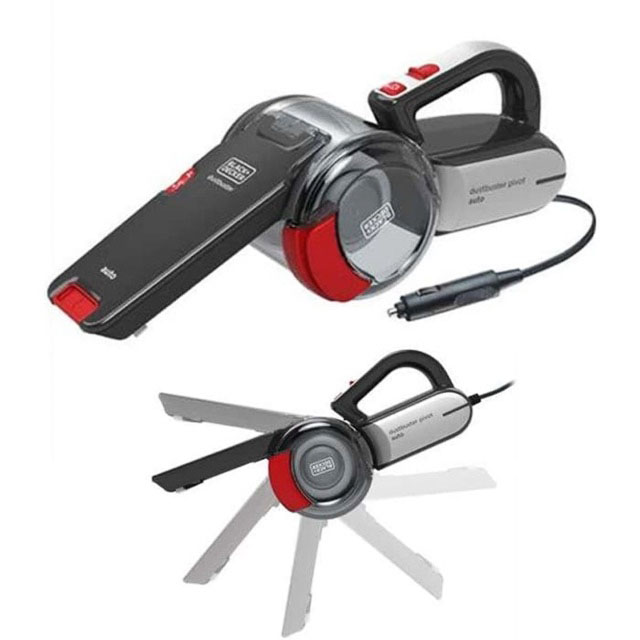 Máy hút bụi ô tô cầm tay chuyên dụng 12V Black &amp; Decker PV1200AV  - Dùng nguồn điện ô tô