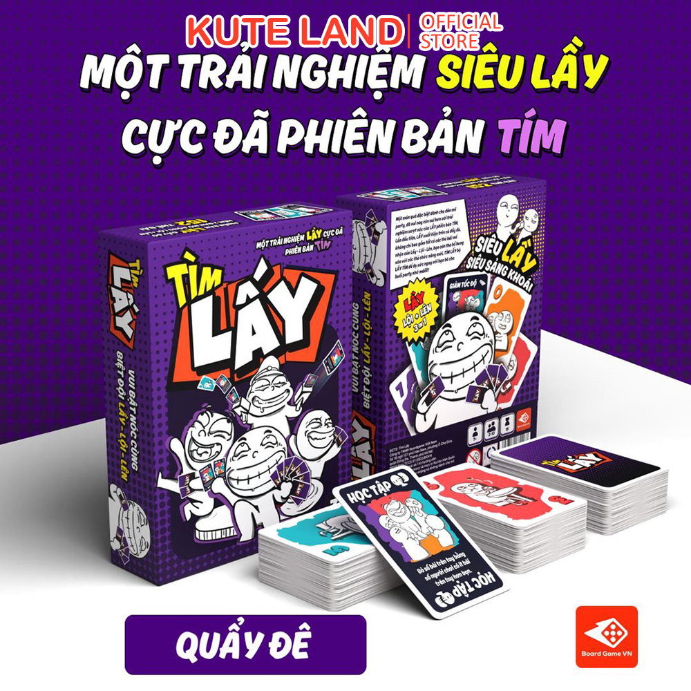 Board Game Tìm Lấy - Đã có Lầy nhưng nay còn Lầy Lội Hơn