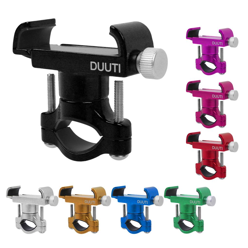 Aluminum Alloy Bike Bicycle Phone Holder Cycling Handlebar Stem Mount Black